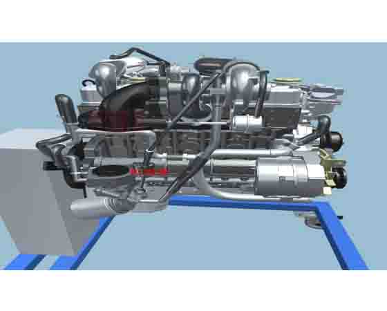 大眾系列發(fā)動機仿真教學軟件